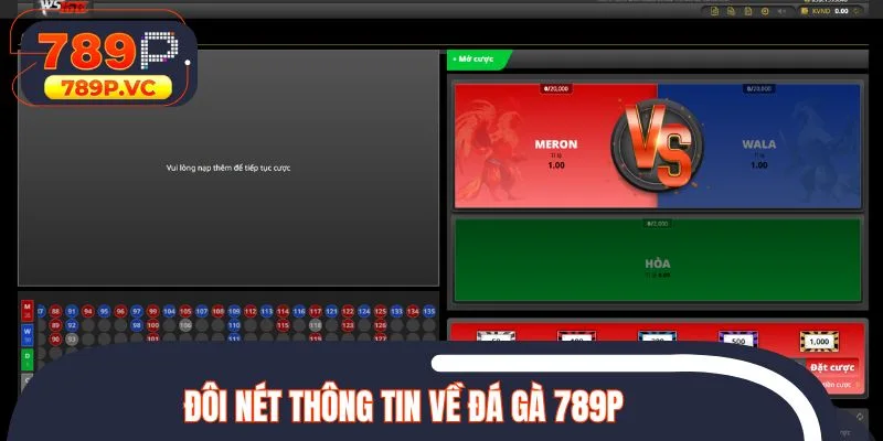 Đôi nét thông tin về đá gà 789P